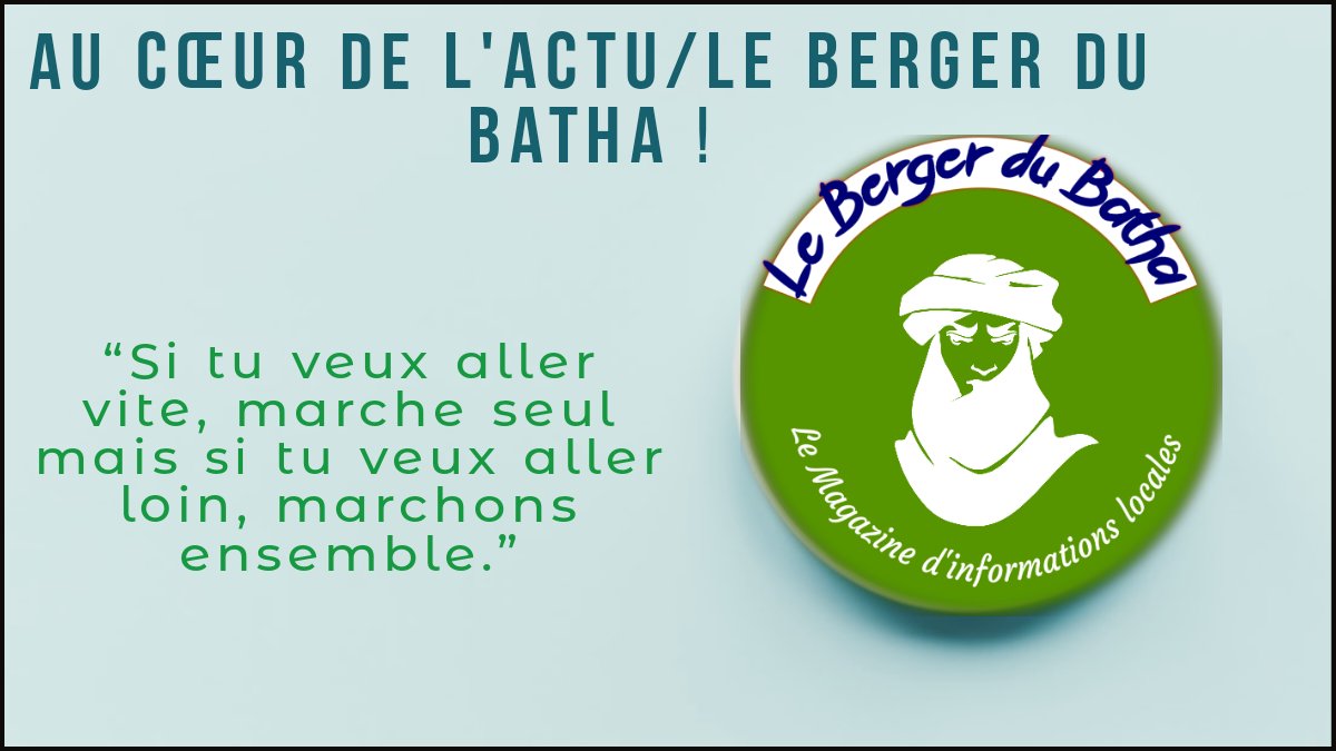 LeBergerInfo's tweet photo. “Si tu veux aller vite, marche seul mais si tu veux aller loin, marchons ensemble.”

Bon début de semaine !!! https://t.co/Yo2Jzhi9Zb