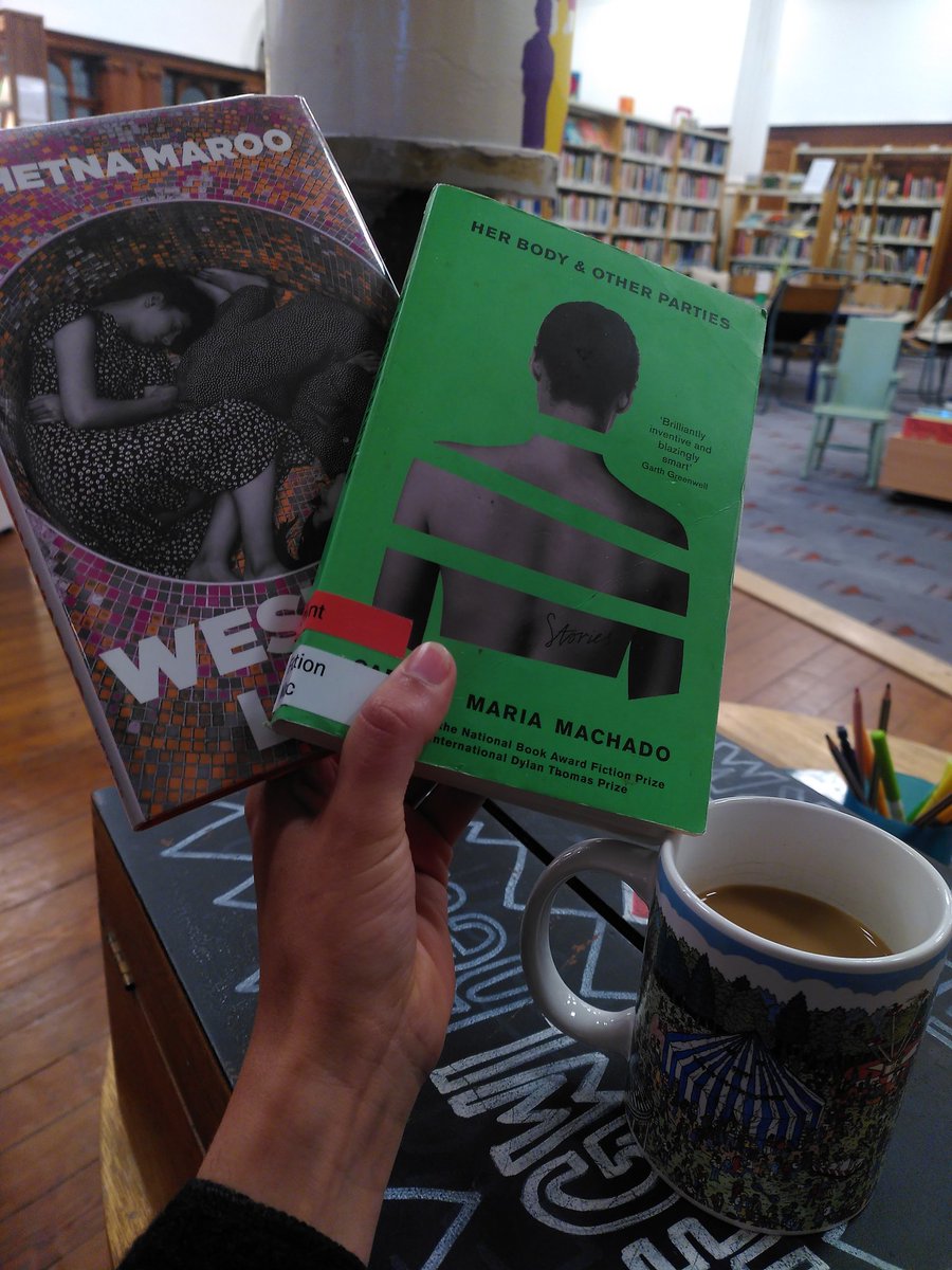 _lil_green_'s tweet photo. Monday so far:

A swim in the grim that (eventually) had me smiling ear to ear.

Starting work today with some reading research, with library books from @womenslibrary and @glasgowlife https://t.co/Vcq6mKiYs2