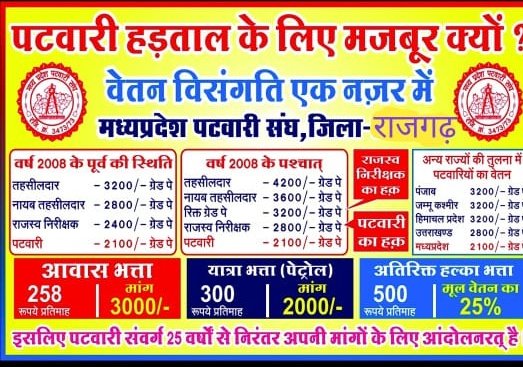 #2800की_घोषणा_पूरी_करो
#2800gradepay Strike Day-22 
जीवन में असली उड़ान अभी बाकी है
हमारे इरादों का इम्तिहान अभी बाकि है
अभी तो नापी है सिर्फ मुट्ठी भर जमीन
अभी तो नापने के लिए सारा आसमान बाकी है
<a href="/BJP4MP/">BJP Madhya Pradesh</a>
<a href="/CMMadhyaPradesh/">Chief Minister, MP</a>
<a href="/aajtak/">AajTak</a>
<a href="/ZeeMPCG/">Zee MP-Chhattisgarh</a>
<a href="/narendramodi/">Narendra Modi</a>