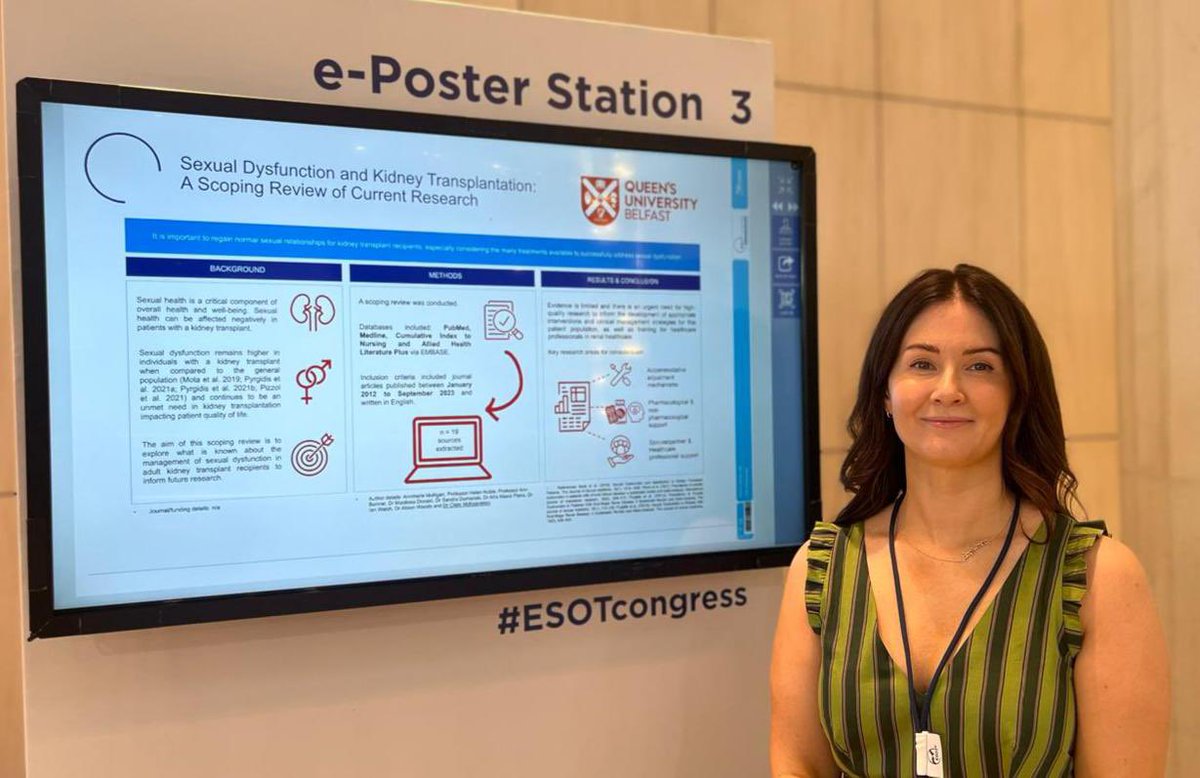 Thanks to #ESOTcongress for including our poster on sexual dysfunction and #kidney #transplantation 🇬🇷🇬🇷🇬🇷
