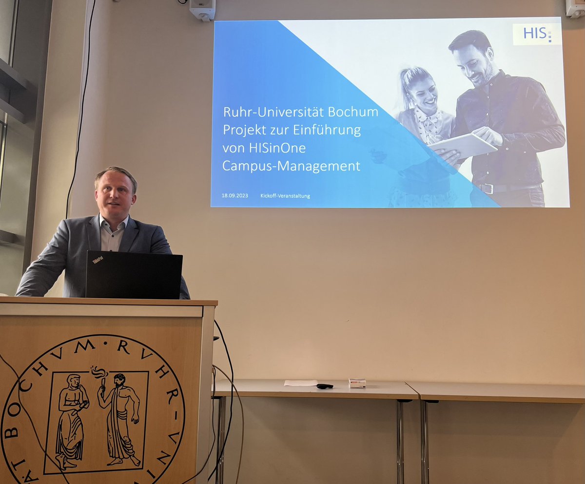 Christina Reinhardt 💙🤍 (@rub_kanzlerin) on Twitter photo Ein bisschen historisch fühlt es sich an: Wir starten heute unser Projekt zur Einführung einer neuen Campus Management Software: #HISInOne - große Veränderung <a href="/ruhrunibochum/">Ruhr-Universität Bochum</a> - viel Erfolg für Projektleitung @RathjenJan und Change Expertin @Rabbit_Pfaff und dem ganzen Team! Ein bisschen historisch fühlt es sich an: Wir starten heute unser Projekt zur Einführung einer neuen Campus Management Software: #HISInOne - große Veränderung <a href="/ruhrunibochum/">Ruhr-Universität Bochum</a> - viel Erfolg für Projektleitung @RathjenJan und Change Expertin @Rabbit_Pfaff und dem ganzen Team!