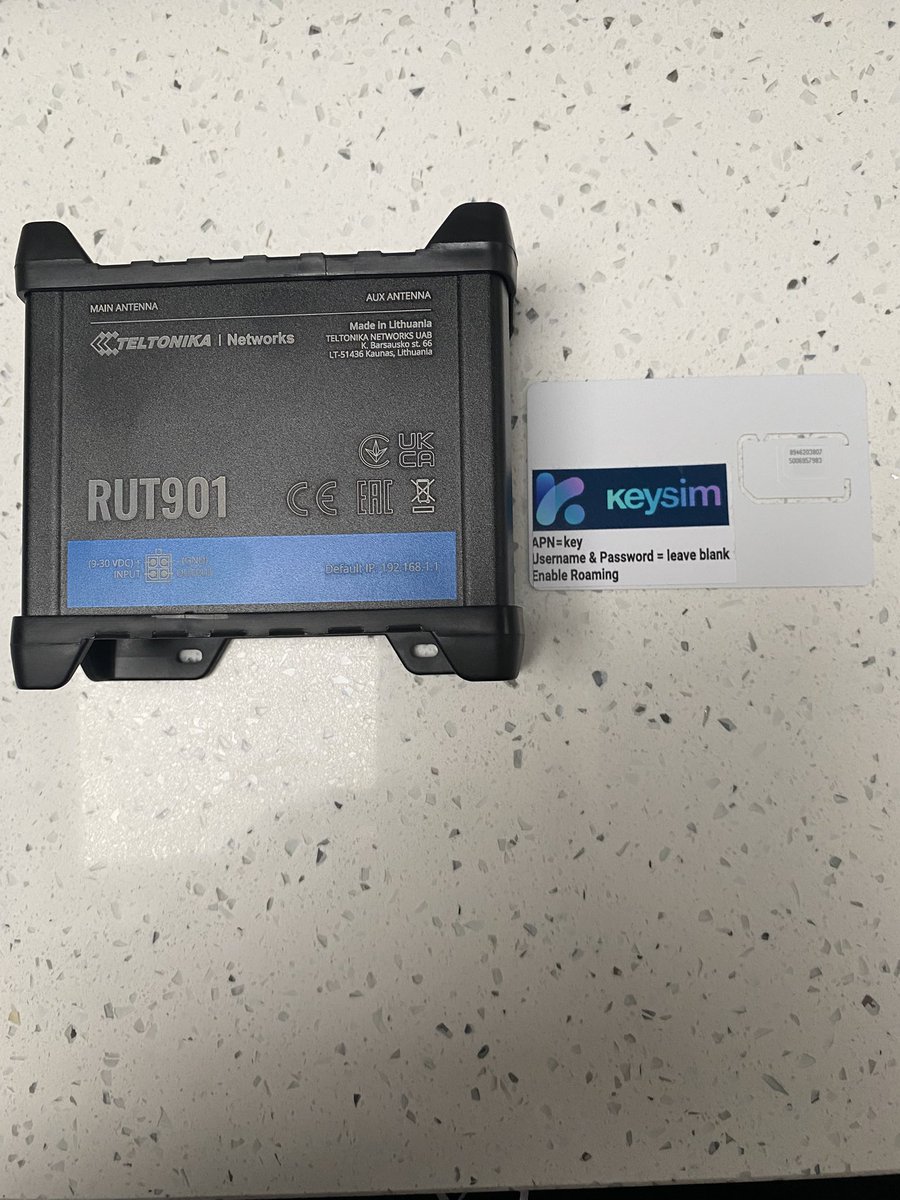 We took orders for 25 x Teltonika Networks routers and KeySIM IoT SIM cards this morning 🤗