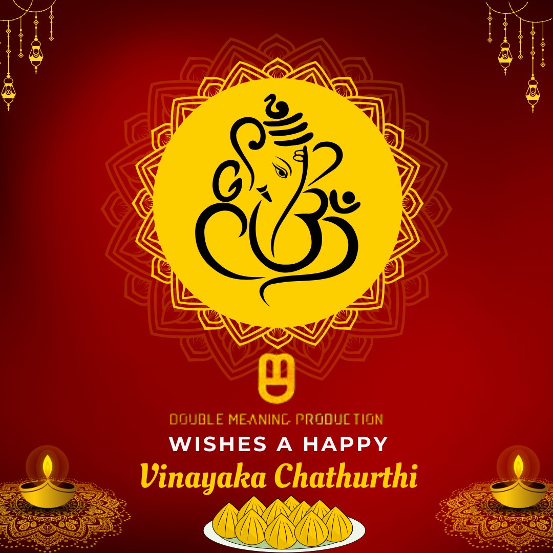 🌟 May the divine blessings of #LordGanesha fill your life with joy, prosperity, and Happiness on this auspicious occasion of #GaneshChaturthi! 🙏🐘 Wishing you and your loved ones a blessed and harmonious celebration. 🌺🪔 #விநாயகர்_சதுர்த்தி #GaneshChaturthi🌟 @ManickamMozhi