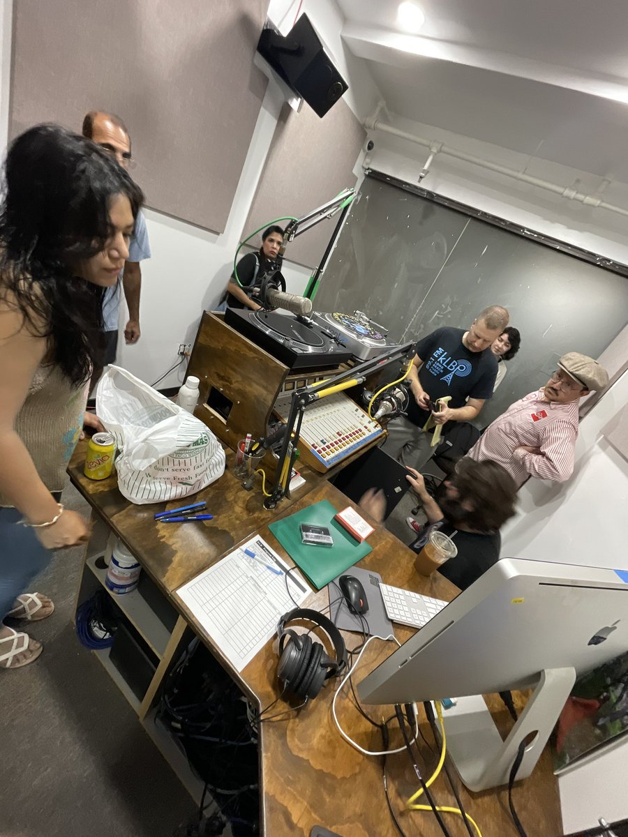 KLBPFM's tweet photo. 🎤 🎵 💿 Our producers met up at the station today for some #StudioTraining! KLBP is going live on 99.1FM in Long Beach in the coming weeks so @Tunein!! 🎶 📻 🎞️ https://t.co/Jt6Byqw76s