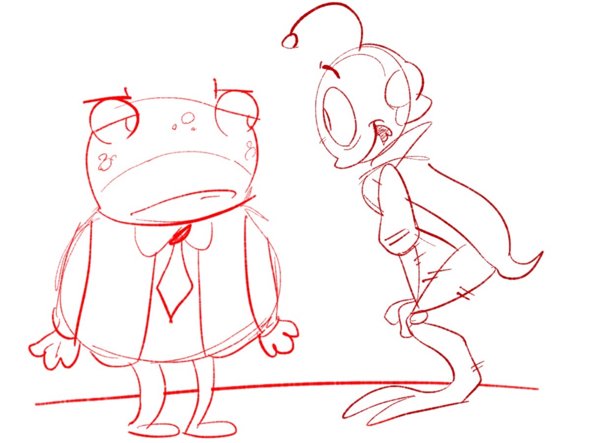 SnoopyStoopy's tweet photo. Red, and his understudy Obie, or “brown” as people call him. Brown visits from time to time, and every time he does, stuff goes awry very quickly!!
(#Doodles #Green #Procreate #RF #RAINBOWFRIENDS #RFAU #RFRedesign #RainbowFriendsAU #AlternateUniverse #AU #RainbowFriendsRedesign) https://t.co/Nw5OGwUuux