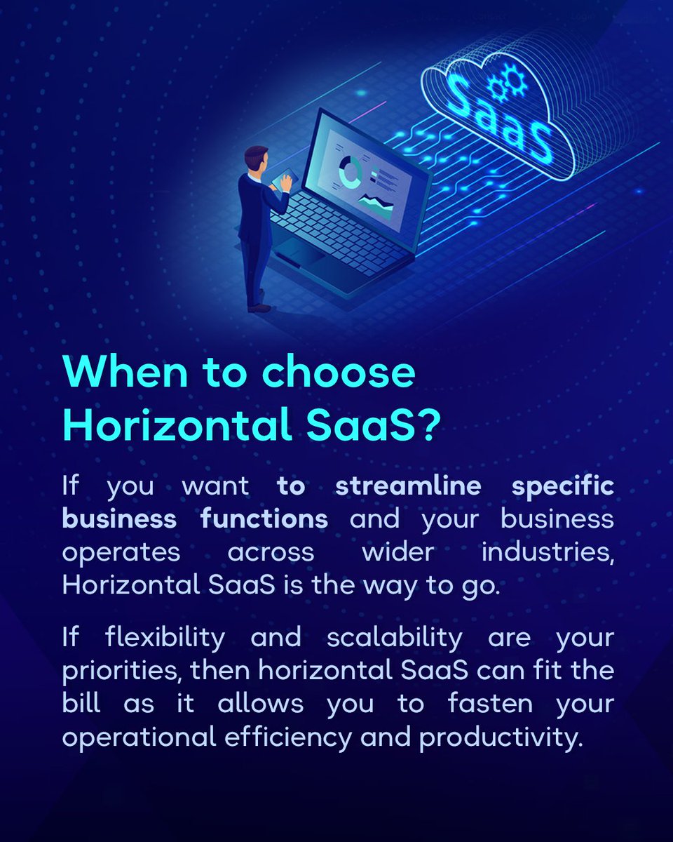 SRMTechOfficial's tweet photo. In this era of digital transformation, #SaaS solutions have evolved into essential tools for overcoming business challenges. However, the choice between a horizontal or vertical SaaS solution can often perplex businesses seeking to facilitate growth.

#SRMTech
1/2 https://t.co/jfesMsqH3I