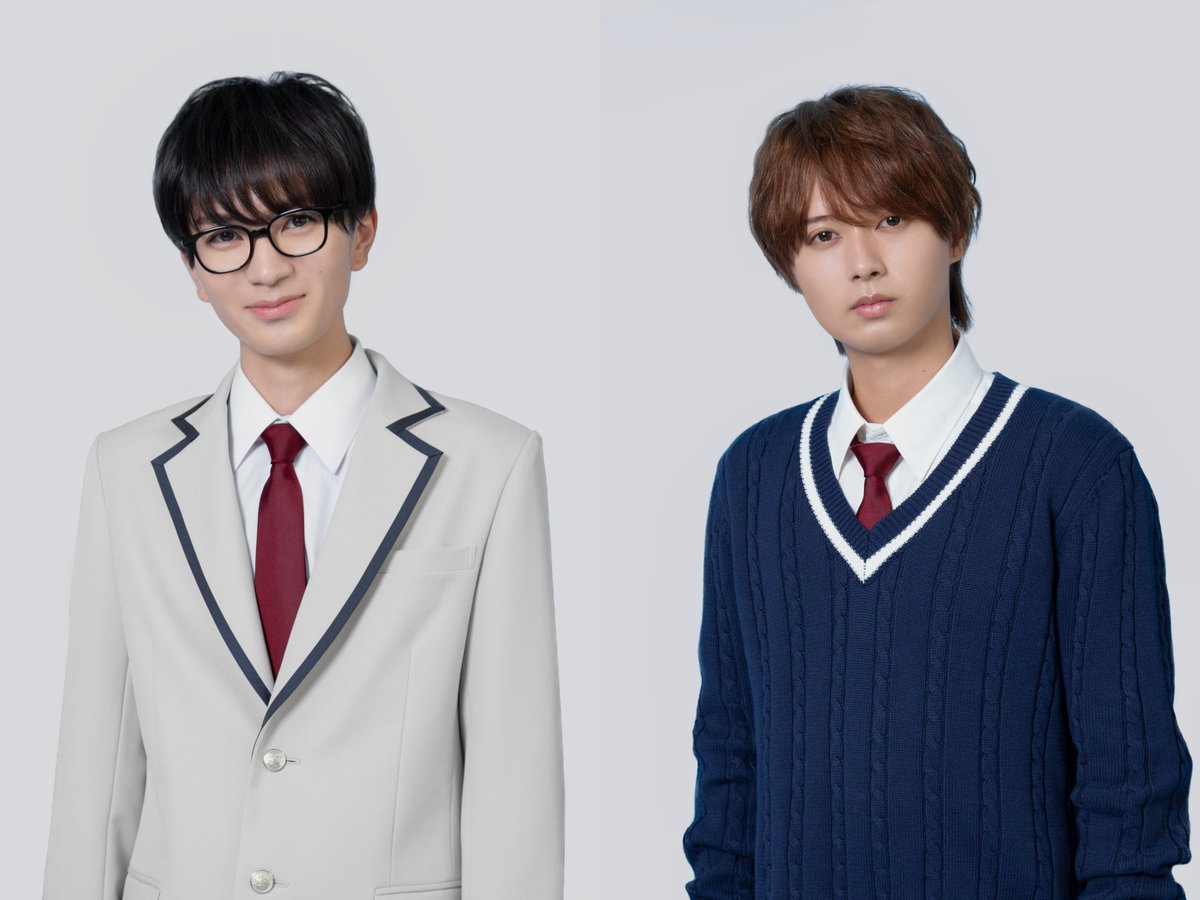 Old_HelloWorld's tweet photo. Yuto Takahashi and Mizuki Inoue of #HiHiJets are Rintarou Tsuda and Itsuki Onodera in this October's live action adaptation of Migihara's manga "Kimi ga Shinu Made Ato Hyaku Nichi," about a student (Takahashi) who can see how long a person has to live.

#君が死ぬまであと100日 https://t.co/WOm9mwUWc2