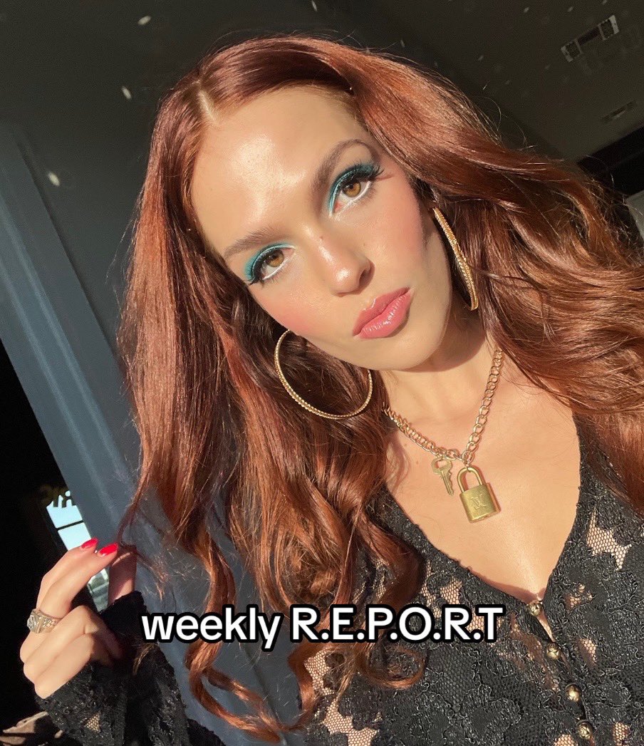 lilykincade's tweet image. my #weeklyreport 💋💋💋