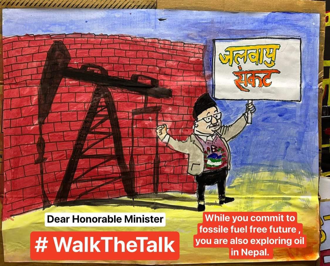 omkarsubedi4's tweet photo. Thank You Hon. Minister. We urge Government of #Nepal to stop oil exploration and the Oil pipeline in Nepal.  #FastFairForever #RapidEquitableJustTransition 
@PM_nepal_
@mpsfossilfree 
 
@Jeetendranaray6 https://t.co/KTra3vdBdI