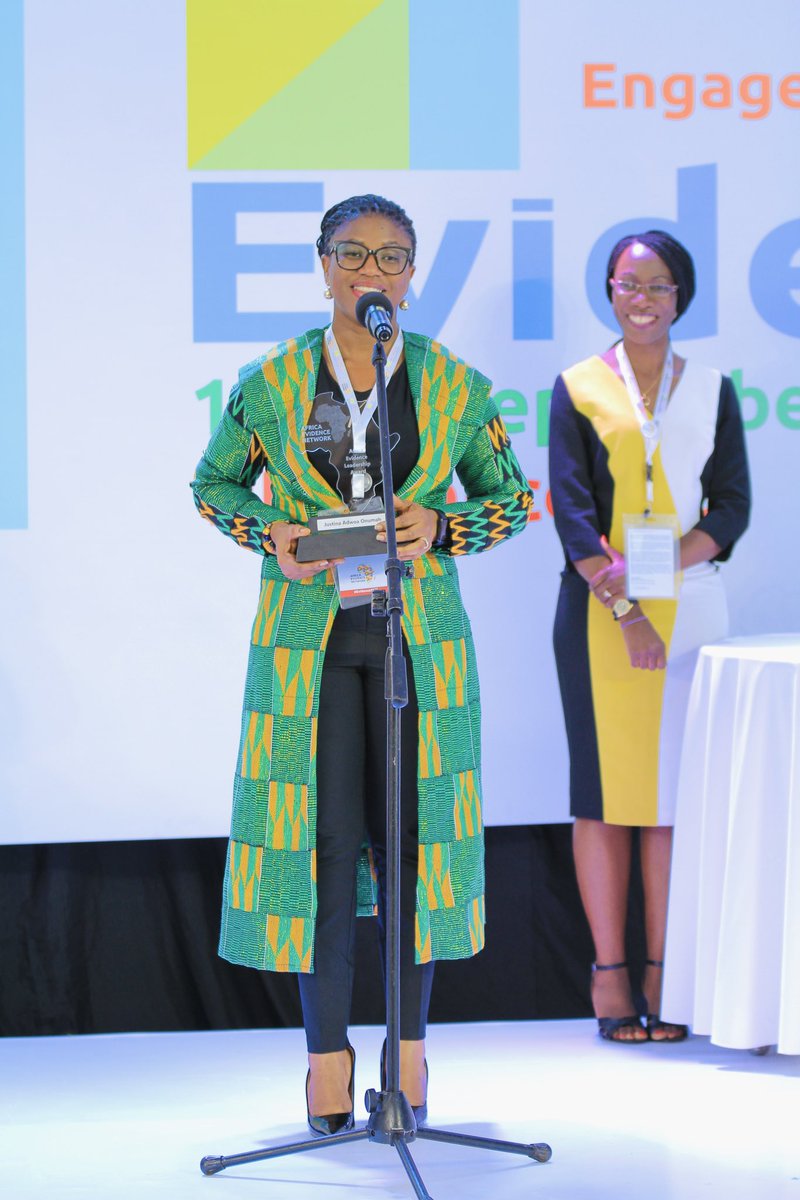 justnumah's tweet photo. Happy and humbled to announce that I received the the Africa Evidence Leadership Award for the evidence producer category by the @Africa_evidence, recognizing my role as a researcher in the evidence and policy space. Thank you @Africa_evidence @3ieNews @Mastercard @Hewlett_Found https://t.co/Q4ge2oZImd