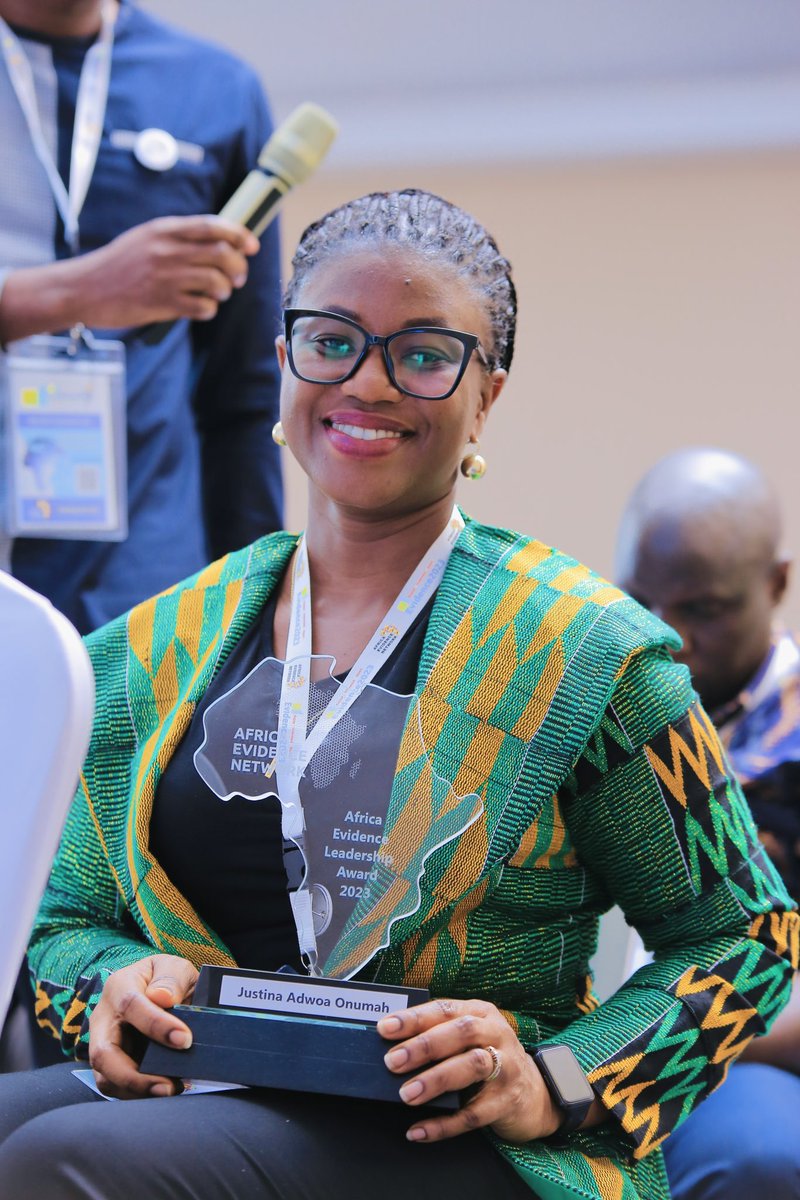 justnumah's tweet photo. Happy and humbled to announce that I received the the Africa Evidence Leadership Award for the evidence producer category by the @Africa_evidence, recognizing my role as a researcher in the evidence and policy space. Thank you @Africa_evidence @3ieNews @Mastercard @Hewlett_Found https://t.co/Q4ge2oZImd