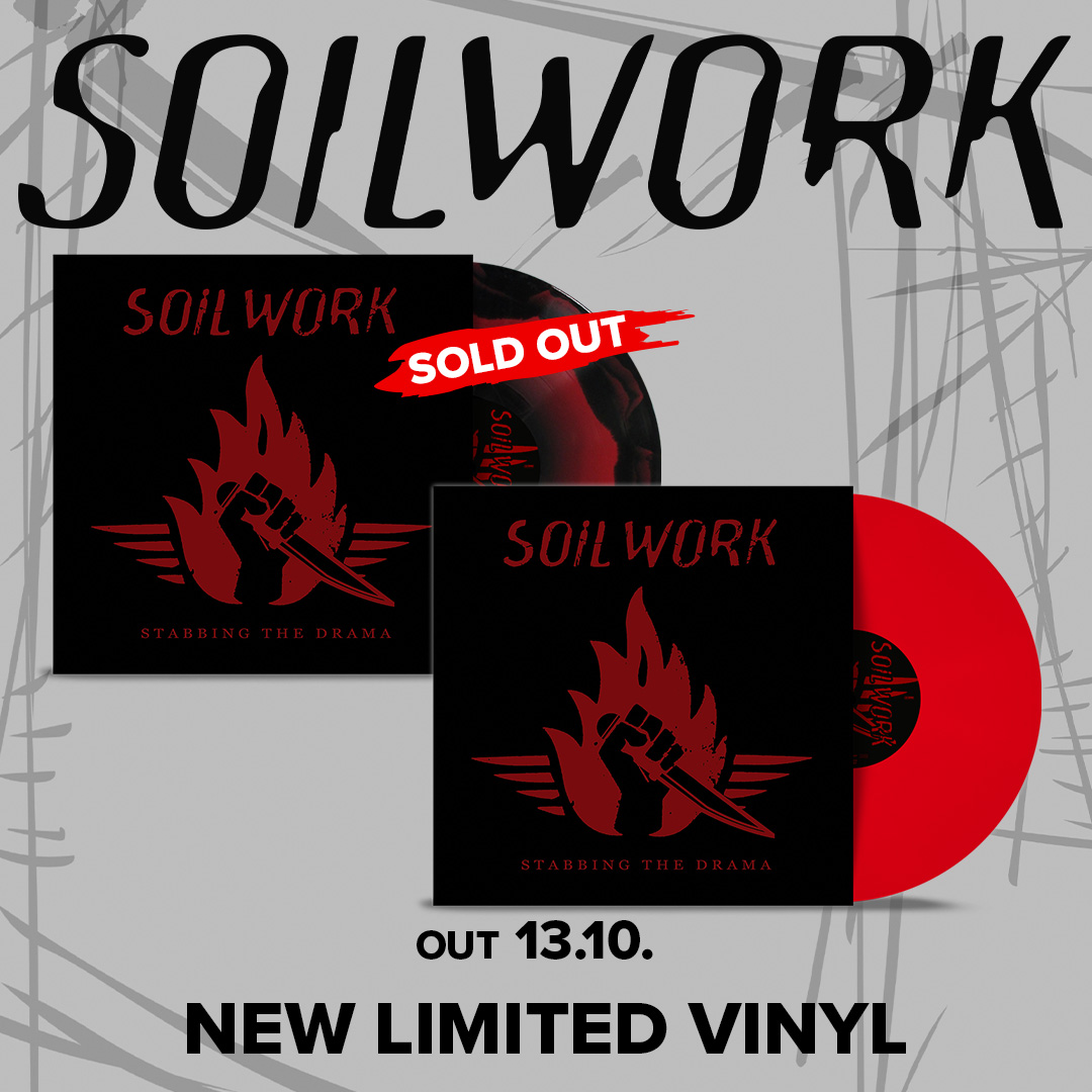 What are your favorite songs off of 'Stabbing the Drama'? Did you preorder your LP version already? PO the LP: soilwork.bfan.link/stabbing-the-d… PO the T-shirt: merchcity.com/product/soilwo… #Soilwork #StabbingTheDrama #SoilworkBand #MelodicDeathMetal #LimitedEditionVinyl #nuclearblastrecords