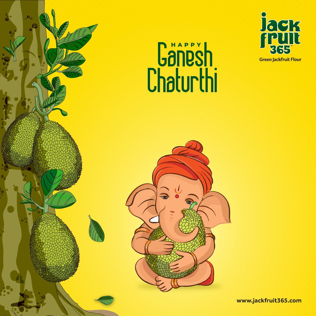 Jackfruit365's tweet image. Happy Ganesh Chaturthi! 

Wishing everyone good health. 

With Jackfruit365, everyday is a healthy day. 

#ganeshchaturthi
#jackfruit365
#jackfruitflour
#diabetes
#controlsugar