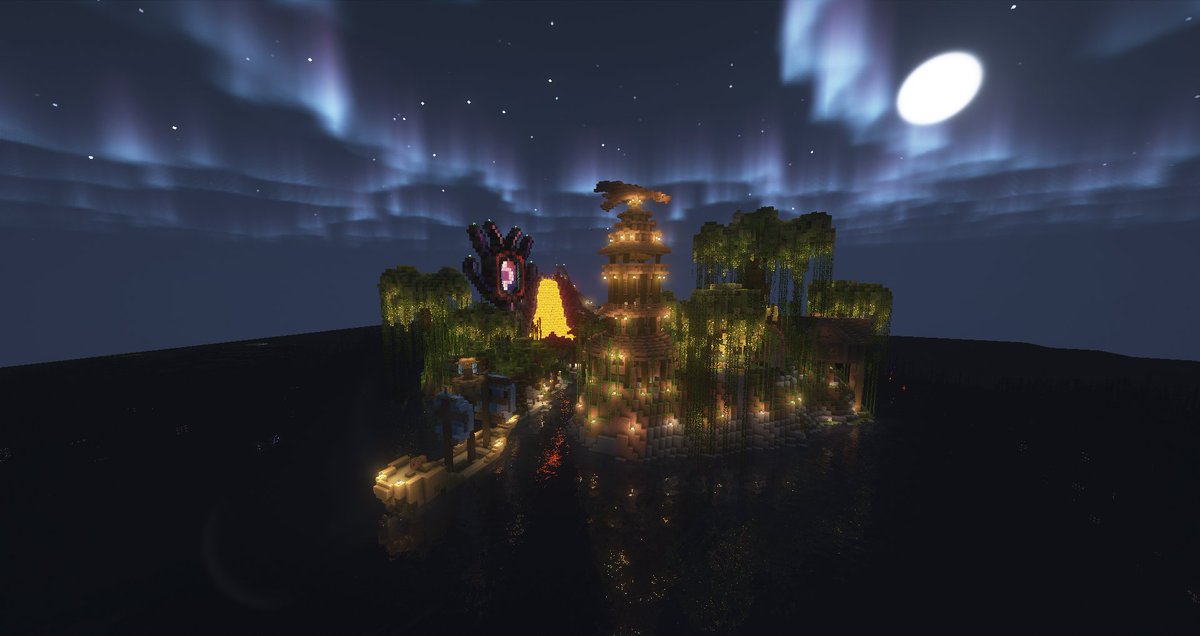 ayoVlad's tweet photo. Turtle Isles project is coming along, spawn so far #minecraft #mcbuilds #minecraftbuild #mccreative https://t.co/nzSPgY6mAu
