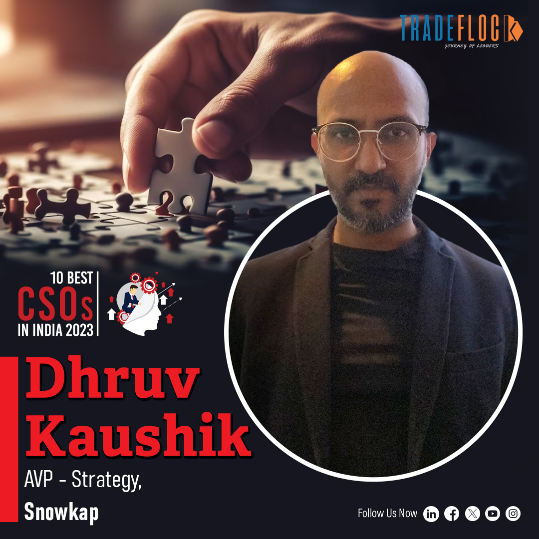 TradeFlock's tweet photo. Many congratulations to Dhruv Kaushik, AVP- Strategy, Snowkap, for anchoring his name among the 10 Best CSOs in India 2023.

Read his complete interview -
https://t.co/ccNCdhyQnq

#inspiration #Motivation #leaders https://t.co/57kiCUYT9C