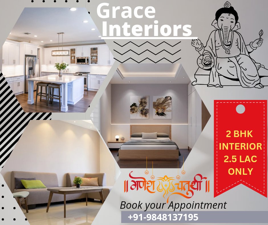 g4interiors's tweet image. Grace Interiors
Book your free consultation for your Home Interior and get a full Product knowledge, before starting the work and before finalising your Budget. +91- 9848137195
#woodwork #cupboarddesign #fallcelling #walldecor #modularkitchen #kitchendecor #wardrobedesign