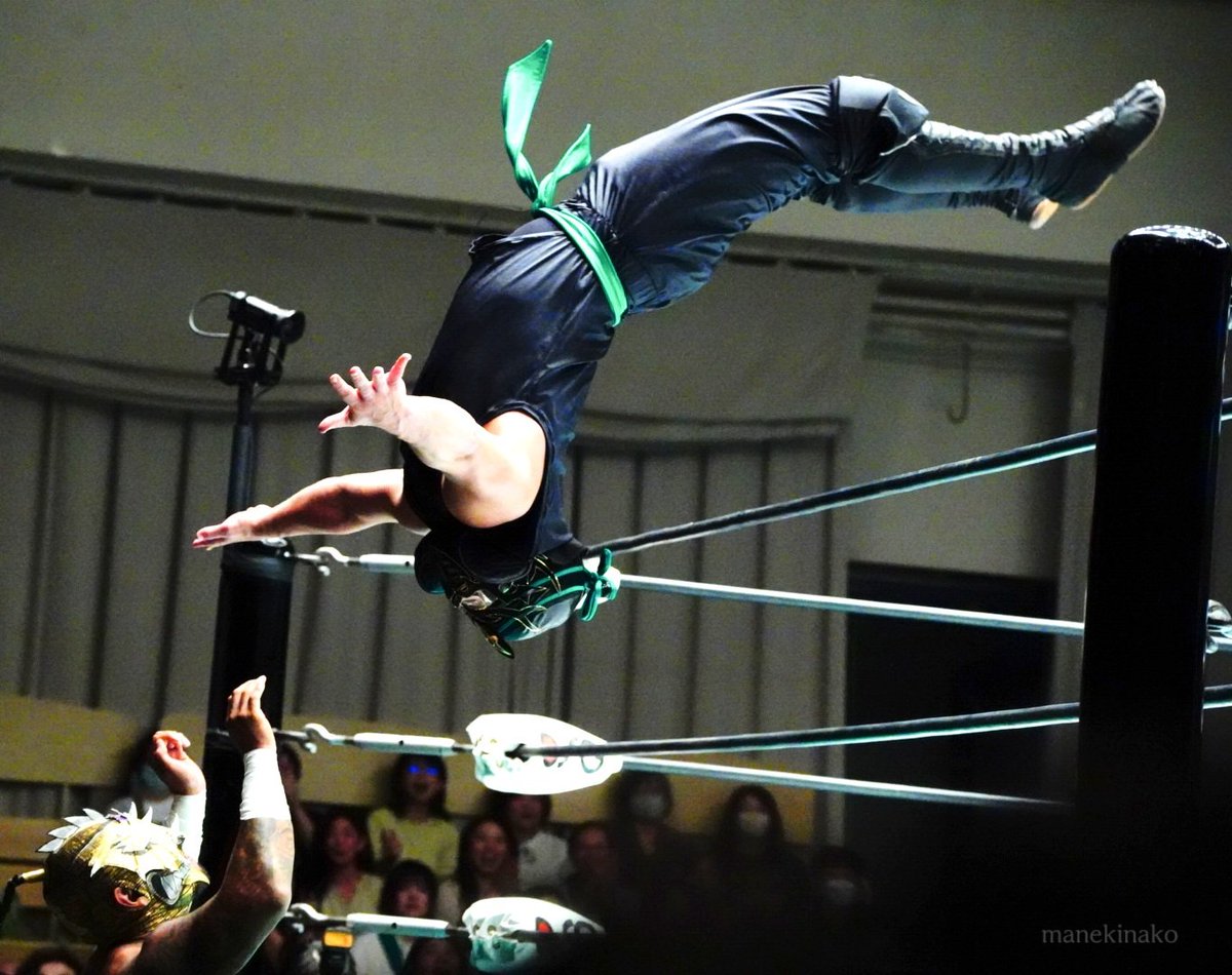 manekinako_'s tweet image. 2023.9.17 後楽園ホール大会

初めて…ニンジャスペシャル🥷
上手に撮れたんだ🥹

 #ニンジャマック
 #NINJAMACK
 #新・飛翔
 #noah_ghc