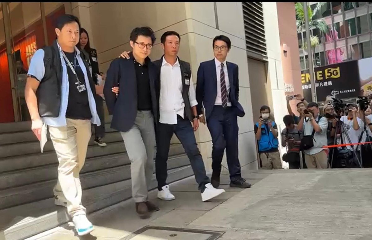 hk2019freehk's tweet photo. 之前林作笑王宗堯被捕，依家到佢啦! https://t.co/4YlygpDMQR