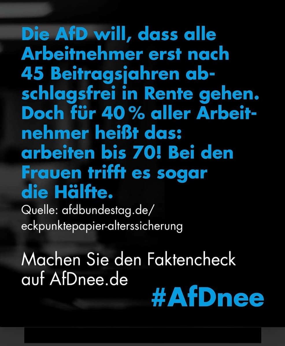 Moin zusammen.☕️Das ist Mal ne gute Kampagne.
afdnee.de/faktencheck/