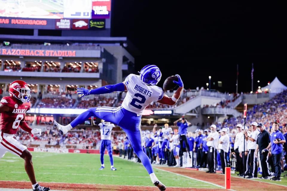DaveMcCannTV's tweet image. “After Further Review” will be one for the ages! See you Tuesday night at 5 MT on the BYUtv app! #BYUFootball #OneRazorback @BYUSportsNation #BYU