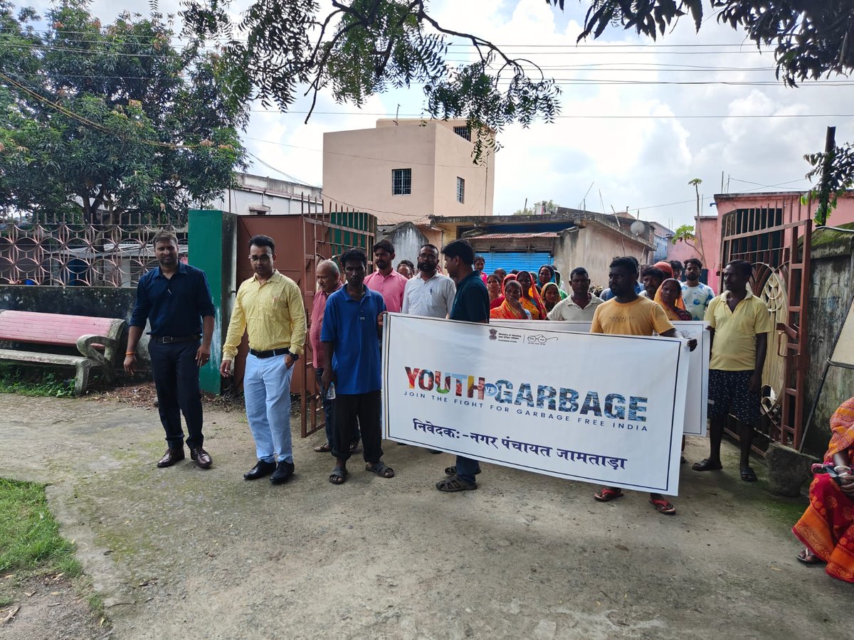 NJamtara's tweet photo. #YouthVsGarbage#IndiaVsGarbage
#isl2023#garbagefreecities https://t.co/fS3PxXuEBW