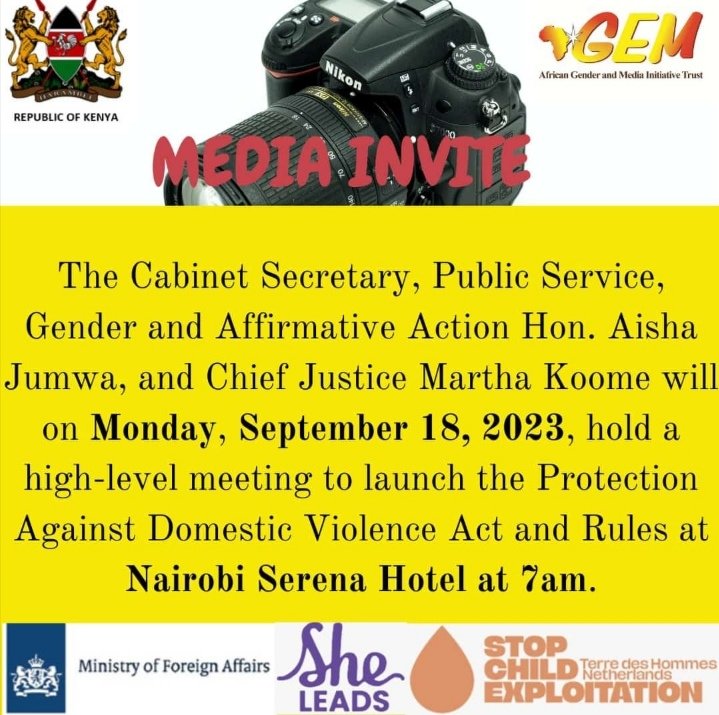 Presenting...... The PADV rules launch.
<a href="/KenyaChildren/">Kenya Alliance for Advancement of Children (KAACR)</a> <a href="/GEM_Africa/">GEM</a> <a href="/gender_ke/">State Department for Gender Affairs - Kenya</a> <a href="/PlanKenya/">Plan International Kenya</a> <a href="/polycomdev/">Polycom Girls 💛💙💖</a> <a href="/NAYAKenya/">NAYA Kenya</a> <a href="/FemnetProg/">FEMNET</a>