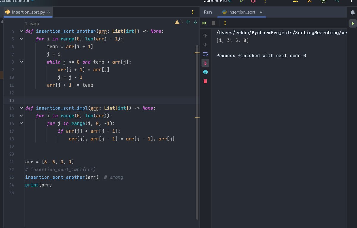 ManiacAlgo's tweet image. #DataStructure #Algorithms
#insertionSort #computing #CloudComputing #technology #tech #webdesign #development #computer #backend #NodeJS #Serverless #programming #python #development #dev #developers #programming #JS #optimize #javascript #code
which version will you prefer?