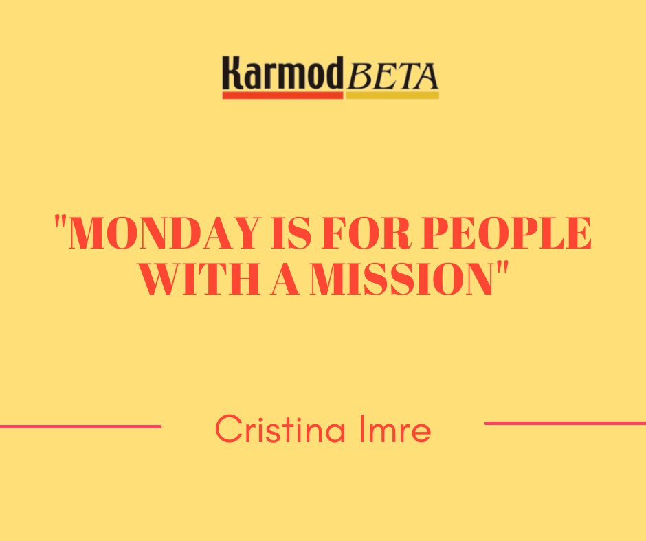 Good morning!
The start of a new week is a new opportunity to take steps towards your goal. Hard work, resilience and team work make it easier to take on the toughest challenges
Have a great week ahead!