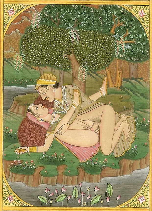 Mughal Indian erotic painting