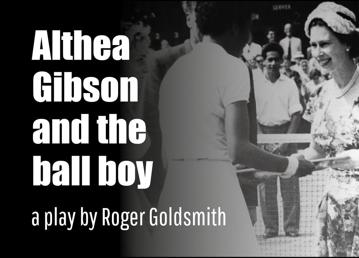 RGTheBlues's tweet photo. A play reading of ‘Althea Gibson and the ball boy’ @WhiteBearTheatr on 19th October. 2-30 Free event Message if interested https://t.co/fK7BJ4o5tZ