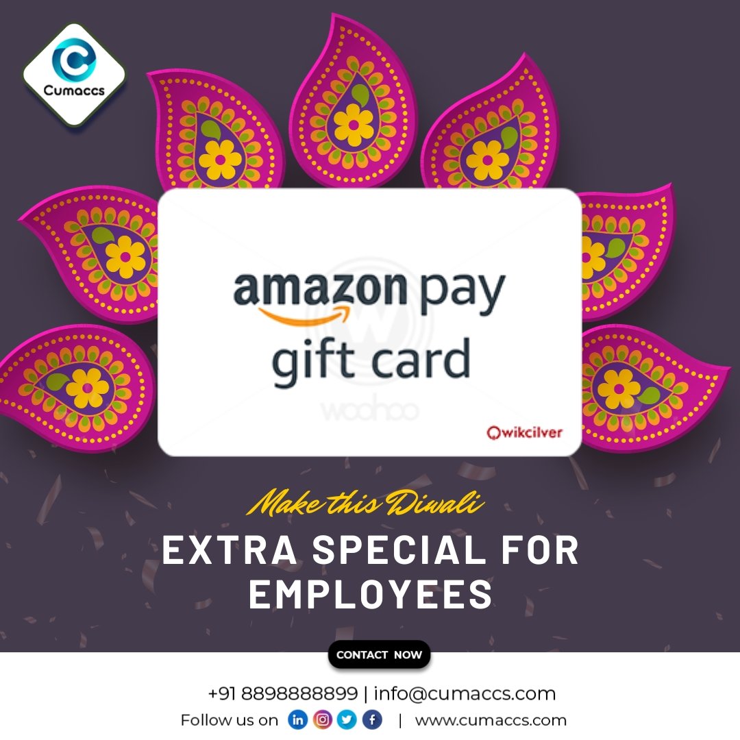 cumaccs's tweet image. The perfect gift for every occasion. Shop unlimited possibilities with Amazon gift cards!

For corporate orders:
Mail us at info@cumaccs.com

#giftingsolutions #employeebenefits #amazon #amazonindia #adminmanager #diwaligifting #festivegifting #brandvouchers #giftcards