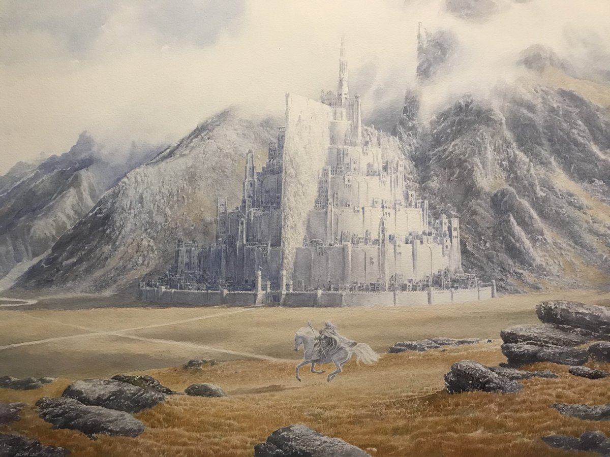 OrtaDunyaCom's tweet photo. Kralların şehri Minas Tirith.

(by Alan Lee) https://t.co/RbOBA2ZZyQ