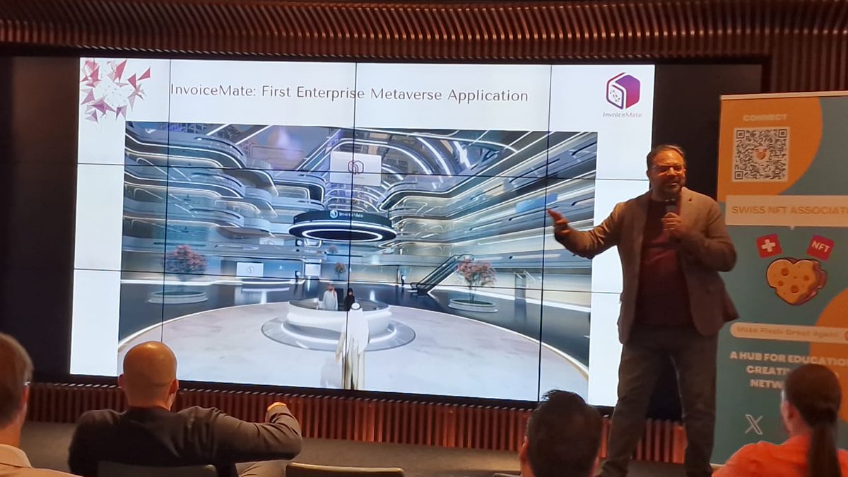 defaprimitive's tweet photo. Chief Mate at InvoiceMate, Muhammad Salman Anjum @TheFeelogical delivering the keynote on how InvoiceMate is "Disrupting Invoice Financing Ecosystem' at UNCONFERENCE, Swiss WEB3FEST @web3fest_int Five Zurich Hotel, Zurich, Switzerland.
#InvoiceMate #InvoiceFinacing #WEB3FEST https://t.co/fda2zN9St3