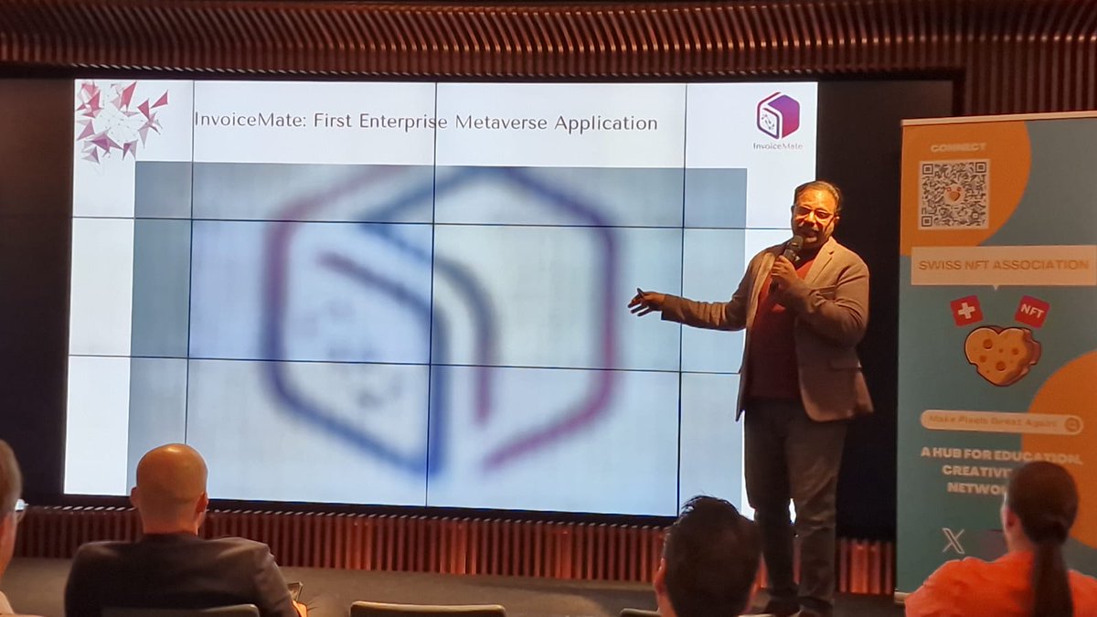 defaprimitive's tweet photo. Chief Mate at InvoiceMate, Muhammad Salman Anjum @TheFeelogical delivering the keynote on how InvoiceMate is "Disrupting Invoice Financing Ecosystem' at UNCONFERENCE, Swiss WEB3FEST @web3fest_int Five Zurich Hotel, Zurich, Switzerland.
#InvoiceMate #InvoiceFinacing #WEB3FEST https://t.co/fda2zN9St3