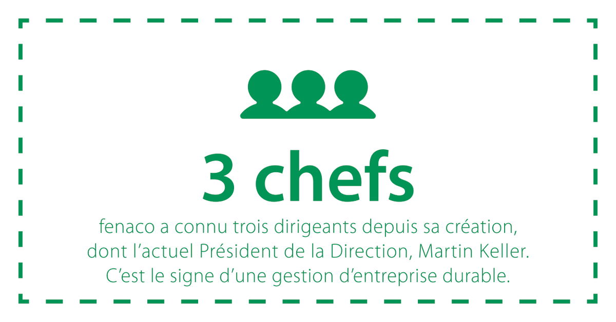 fenaco's tweet image. Découvrez chaque semaine un fait intéressant sur fenaco en chiffre ! Nous clôturons cette série avec un chiffre positif pour la gestion de fenaco, seulement 3 dirigeants depuis sa création. #fenaco #jubilaire #30ans