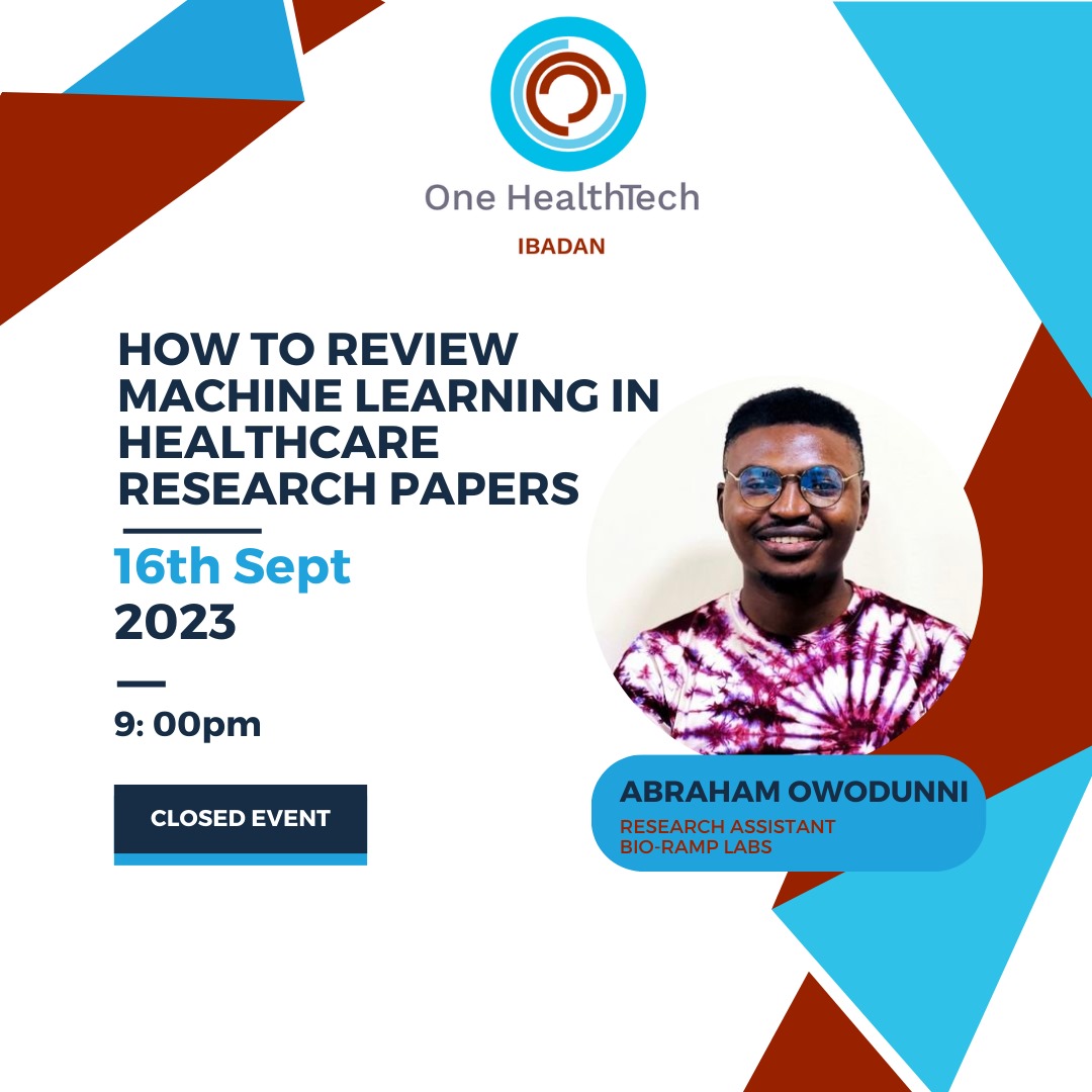 We had an engaging time of learning with our Data science group on reviewing research papers on the application of ML in Healthcare. Special shout to our facilitator <a href="/AbrahamOwos/">Abraham Owodunni</a> for the enlightening session!

#Ohtibadan
#healthtech
#digitalhealthresearch