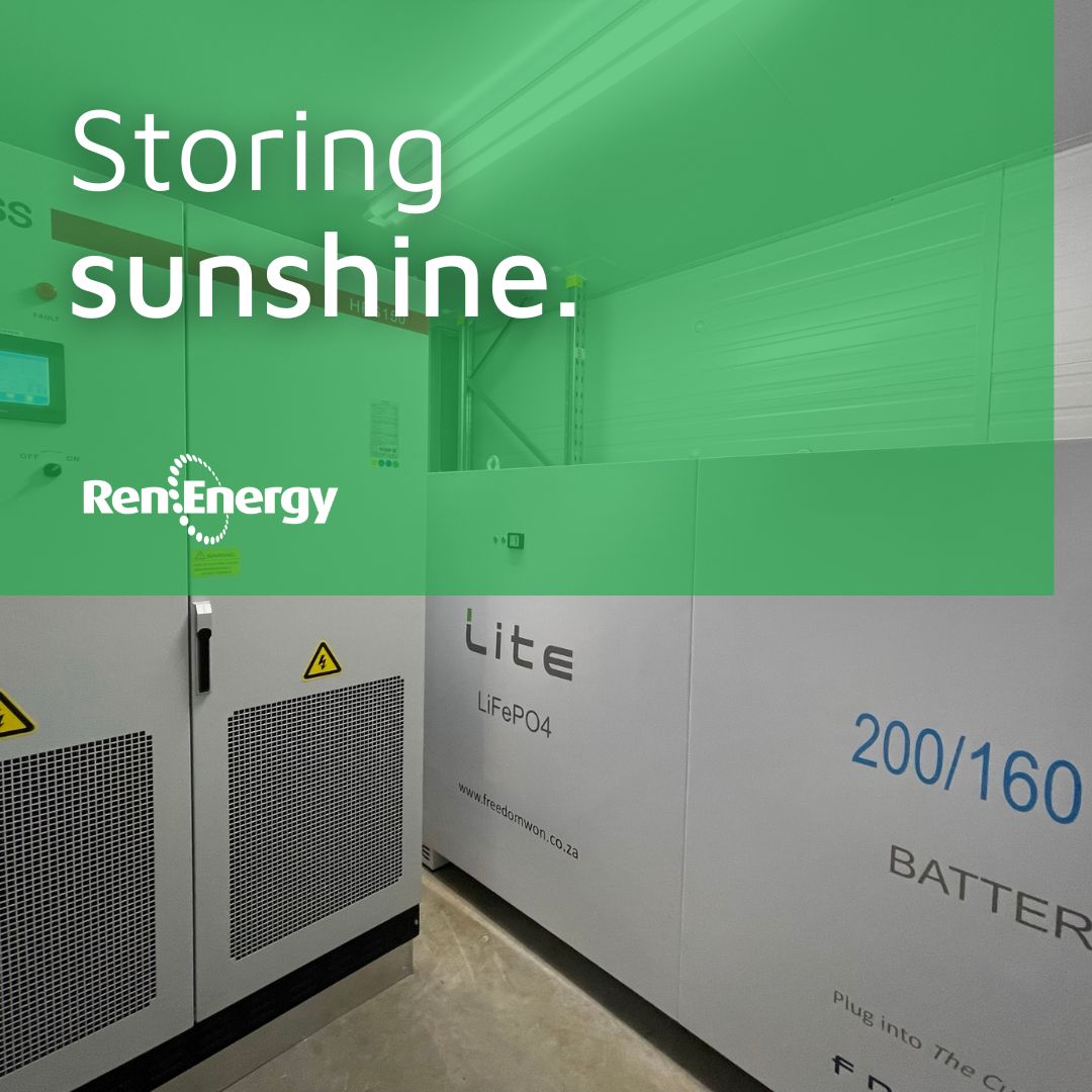 Imagine harnessing the sun energy without limitations. With RenEnergy, our innovative solar energy storage solutions turns this into reality. Get more green power at renenergy.co.za/energystoragec…

#RenEnergy #SolarEnergy #CleanEnergy #SolarPanels #SolarPower #ElectrifyingChange