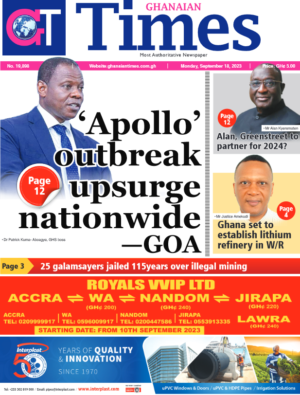 Ghanaian_Times's tweet photo. https://t.co/H1lUCAFnAa
#Congo #Ghana #Russia #Ancelotti #Trump #Benzema #Ukraine #YaaJackson #Ajax #NairaMarley https://t.co/CLWN0kdFog
