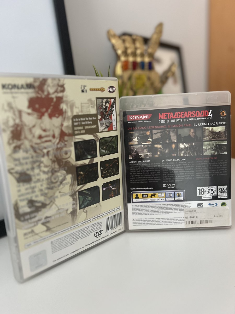 KojimaFandom's tweet photo. ‼️SORTEO METAL GEAR SOLID‼️

- Metal Gear Solid 2 : Sons of Liberty 

- Metal Gear Solid 4 : Guns of The Patriots 

🔥BASES 

- Follow 
- Hacer RT + FAV a este tweet 
- Responder a este tweet con el Hashtag #MGSVol1

( Válido hasta el día 18 Octubre 2023 ) https://t.co/2QiHdXKeg1