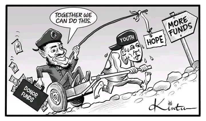 This is what actually transpires. Politics has changed the life of <a href="/HEBobiwine/">BOBI WINE</a> but has it changed your life, dear "comrade"?