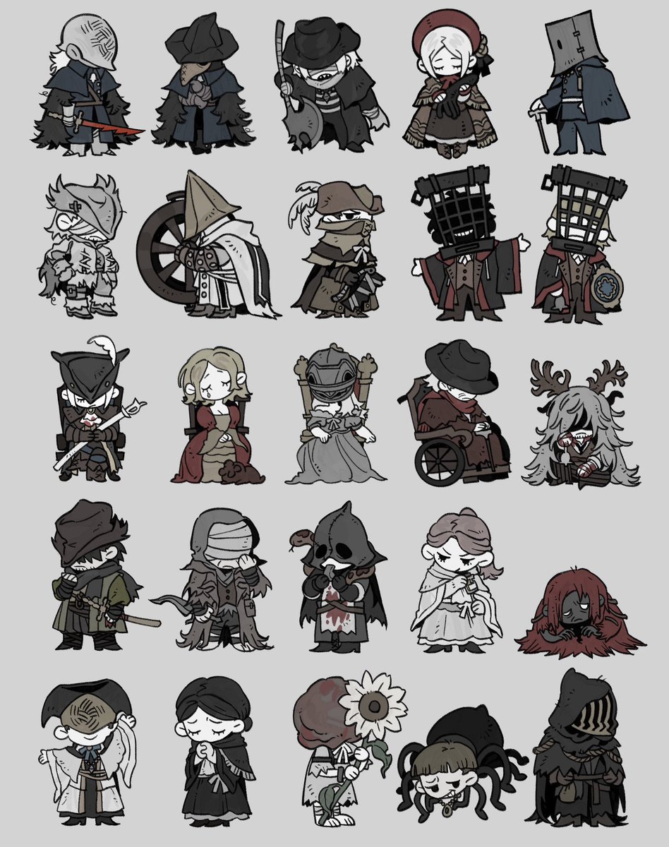 畫的超爽的，要用來cp30做製品不能用don’t use please ❤️🥺#Bloodborne