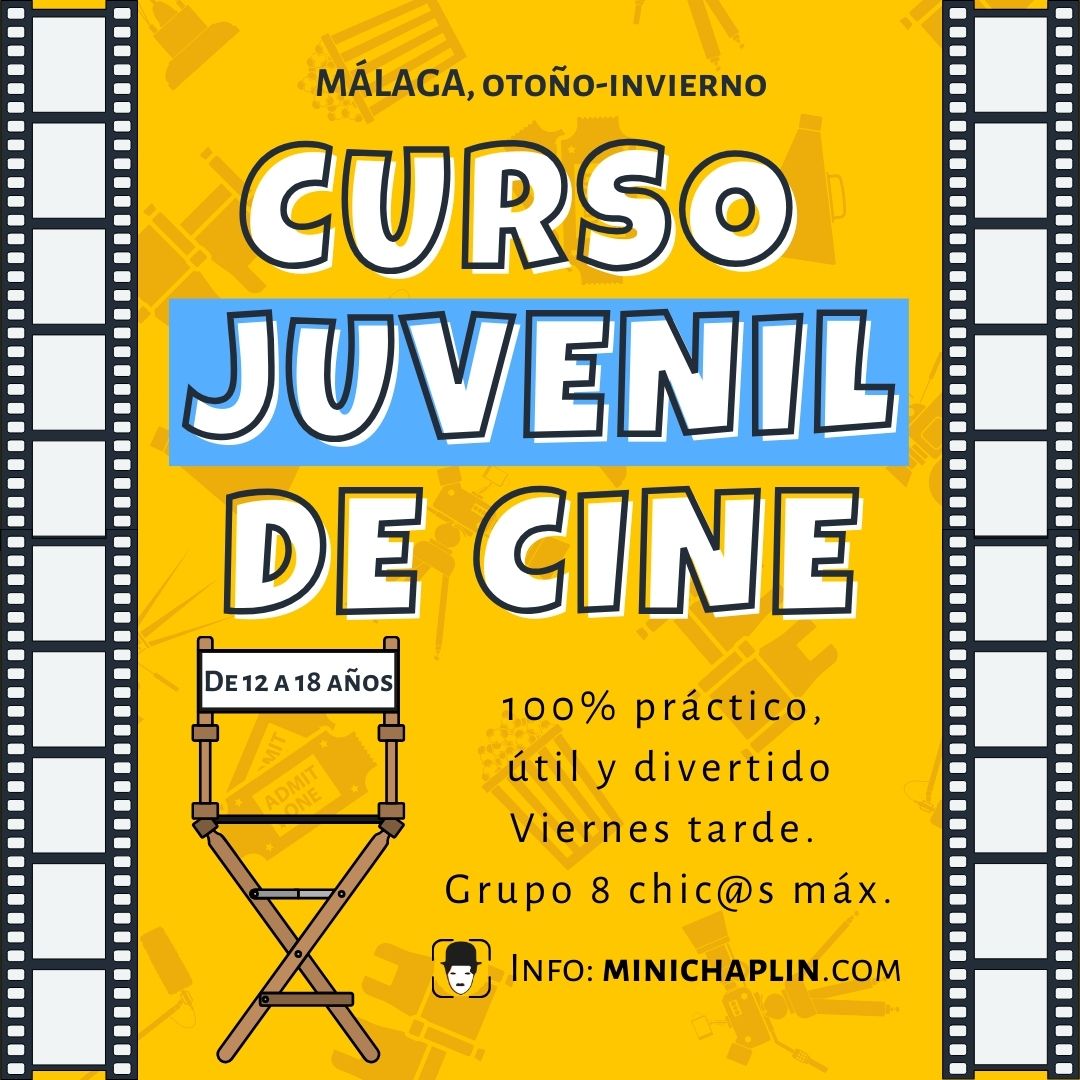 minichaplin's tweet photo. #CURSODECINE único en #Malaga. 3 meses. 10 sesiones para ver, aprender y hacer. #Práctico100% . En el Centro Histórico. 2 horas viernes tarde. Inscripción abierta. Solo 2 grupos de 8 personas. #DATEPRISA. ¡Empezamos el 6/octubre! ¿NOS AYUDAS Y COMPARTES? https://t.co/G8XyMLQpyf https://t.co/RoftBjZWHY