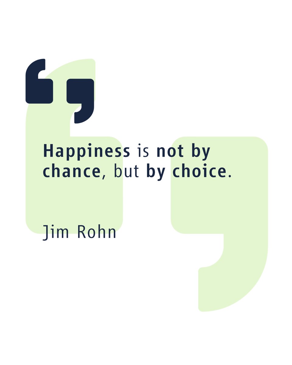"Happiness is not by chance, but by choice." - Jim Rohn. Motivation am Montag! Starte jetzt mit der Jobsuche mit dem Link in der Bio und beginne die Reise zu deinem #LieblingsJob!

#mondaymotivation #jobsde #career #socialmedia #twitter