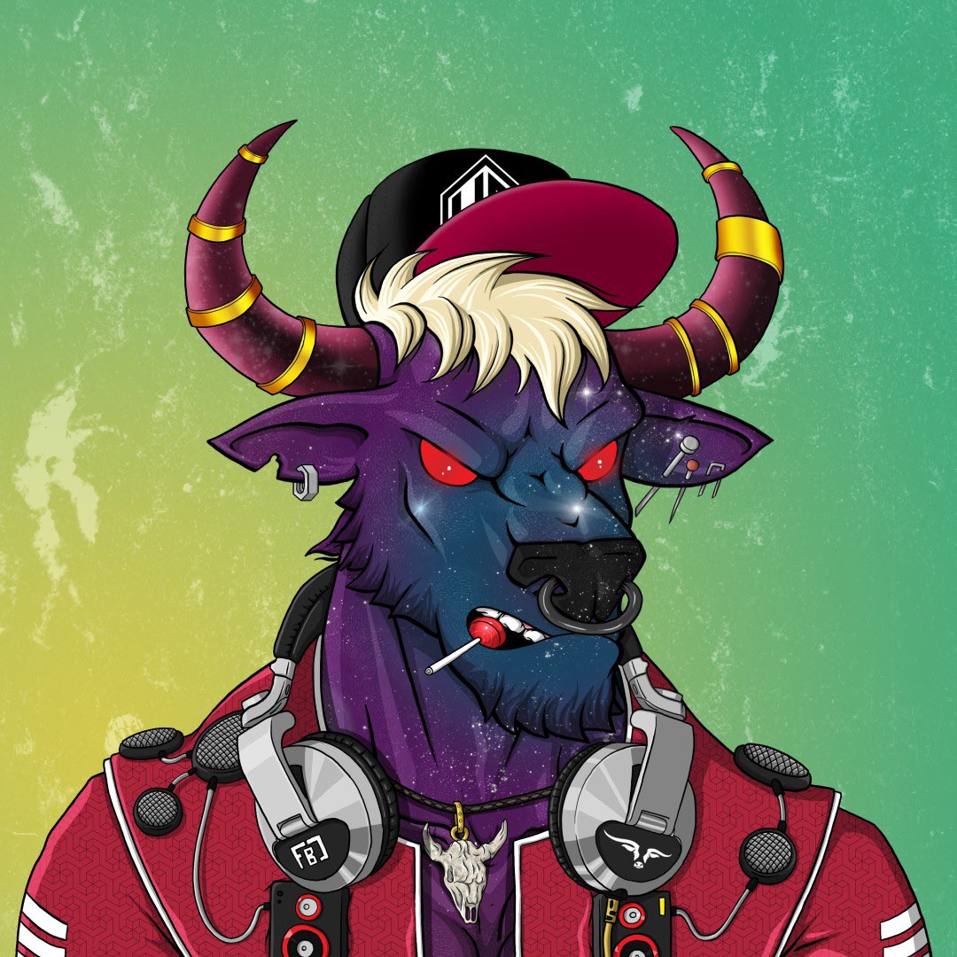 BansheeD_izka's tweet photo. My @DeGodsNFT syndicate attached #FearlessBull 💥

#PFP #Solana #NFTs https://t.co/UiKEz65vAE