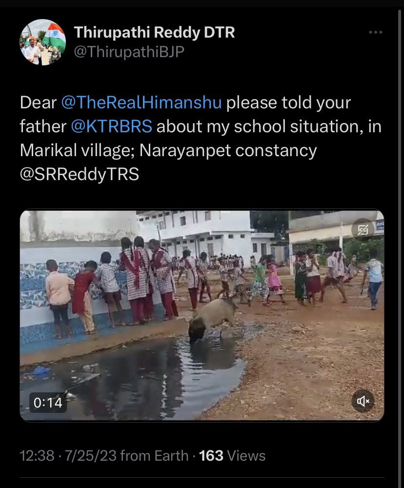 A big shoutout to @ThirupathiBJP who brought out sad state of Government school in marikal village, Narayanpet in July itself. Will @BrsSabithaIndra @RSRBRS get some shame and fix the issues or will only do ghulam giri for ticket? #SaaluDoraSelavuDora