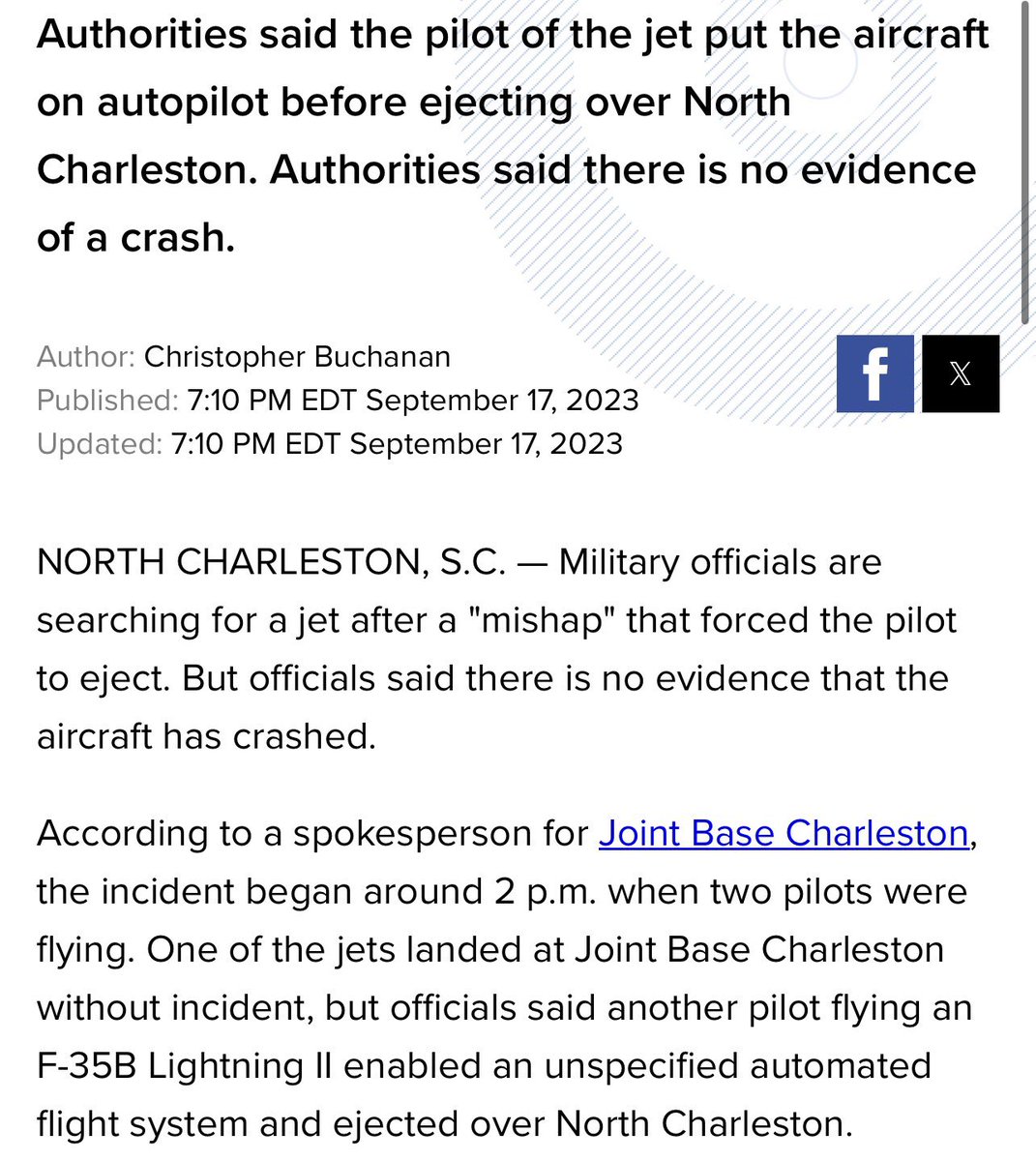 CyberAntani's tweet photo. Practically... a F-35 is flying autonomously somewhere and no one knows where is... 😅
And if instead of a classic autopilot mode... Was a test gone-wrong for AI based self aware F-35? 🤔🤪
#SkynetIsComing 😂 https://t.co/gByMkAHfoo