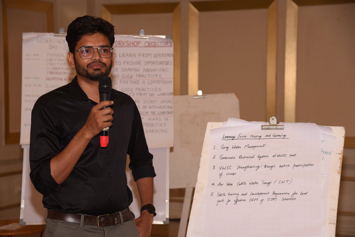 UNOPS_India's tweet photo. Action plans were developed by the respective districts and presented at #stateRALworkshop organized by UNOPS at Jaipur, Rajasthan. @DenmarkinIndia @jaljeevan_ @MinisterPHEDRaj @mahajan_vini @iamvikassheel @svane_freddy https://t.co/Haiz13EeDI