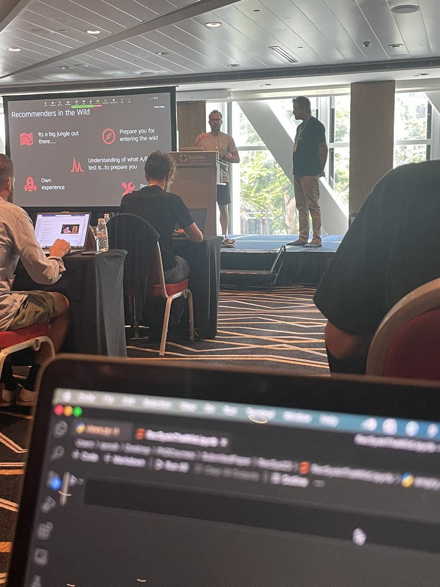 Ayoub Elmajjodi (@ayelmajjodi) on Twitter photo Here we go again, to learn about A/B testing and recommendations in the wild by <a href="/kimfalk/">kim falk</a> and Morten Arngren <a href="/ACMRecSys/">ACM RecSys</a> #recsys2023 Here we go again, to learn about A/B testing and recommendations in the wild by <a href="/kimfalk/">kim falk</a> and Morten Arngren <a href="/ACMRecSys/">ACM RecSys</a> #recsys2023