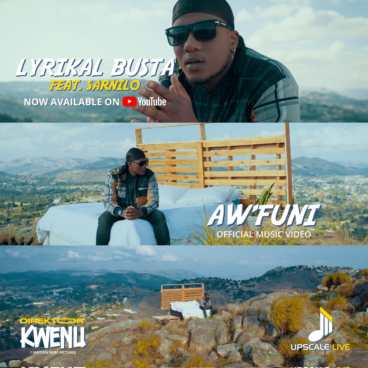 LyrikalBusta's tweet photo. Push like you are running for elections 💪🏿
#Awfuni ft @SarNilo available on YouTube 🔗 on first comment 💯

📽️ - @OfficialKwenu

#SwatiMusicToTheWorld 🇸🇿 #eswatinitourism #SouthAfrica #Music https://t.co/rZZqJp4o7g