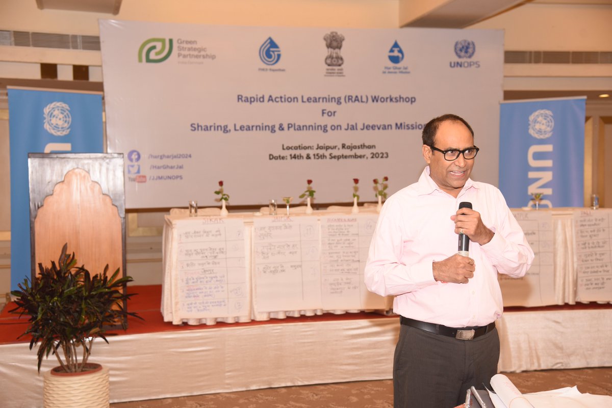 UNOPS_India's tweet photo. Participants’ feedback was well received &amp; valediction session was conducted at the end of Rajasthan #stateralworkshop organized by UNOPS at Jaipur, Rajasthan. @DenmarkinIndia @jaljeevan_ @UNOPS @RajGovOfficial @iamvikassheel @mahajan_vini @gssjodhpur https://t.co/7TW21AGCs8